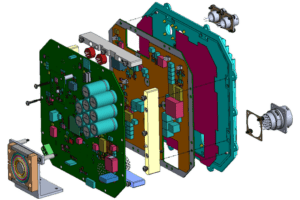 CAD Model of Exploded View of PCB Assembly